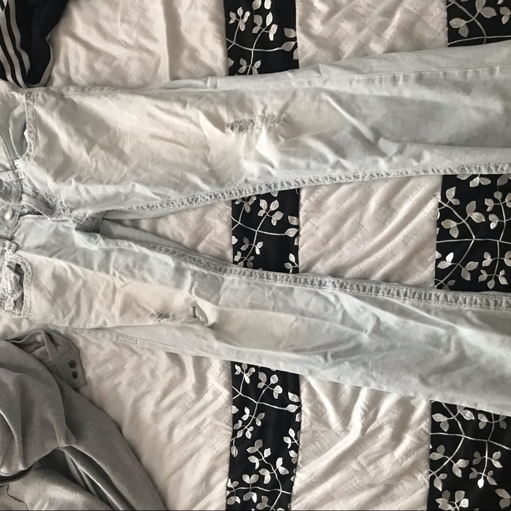 True religion distressed denim